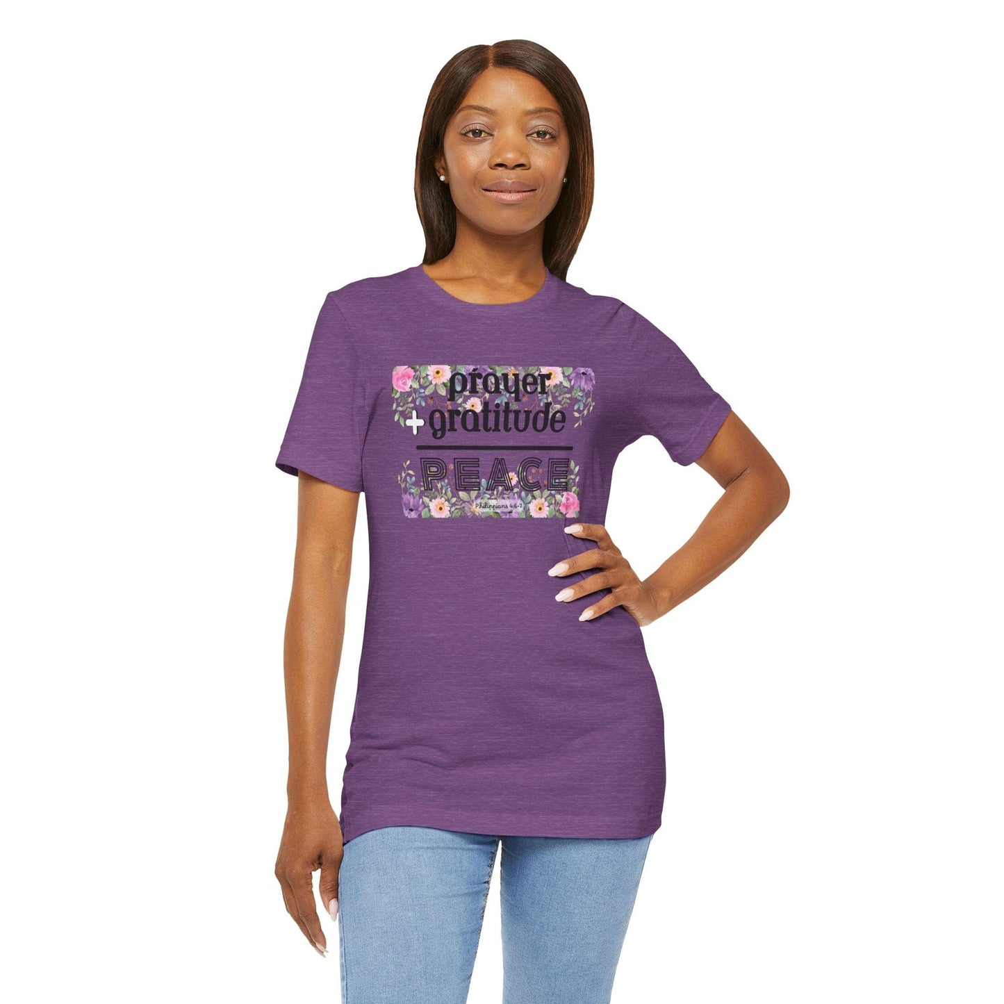 "Prayer+Gratitude=Peace” T-Shirt