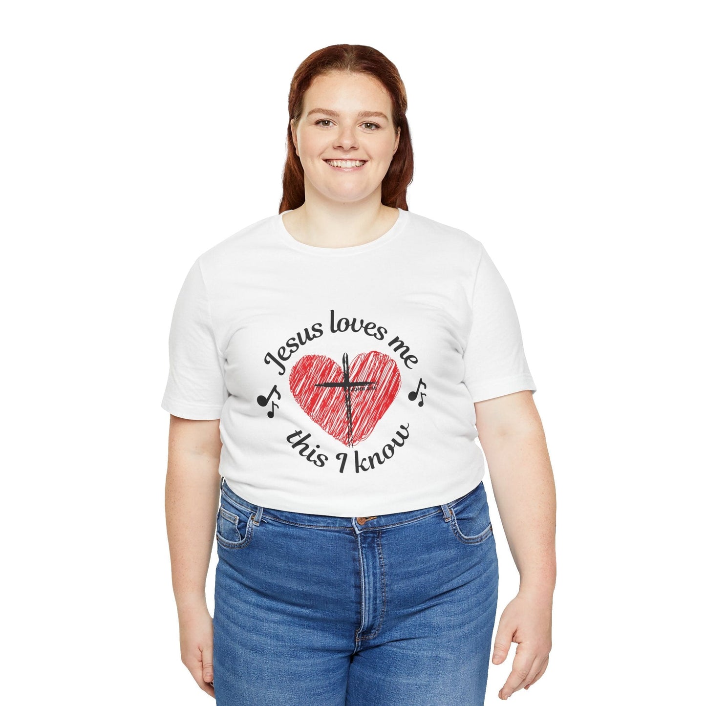 “Jesus Loves Me” Heart T-Shirt