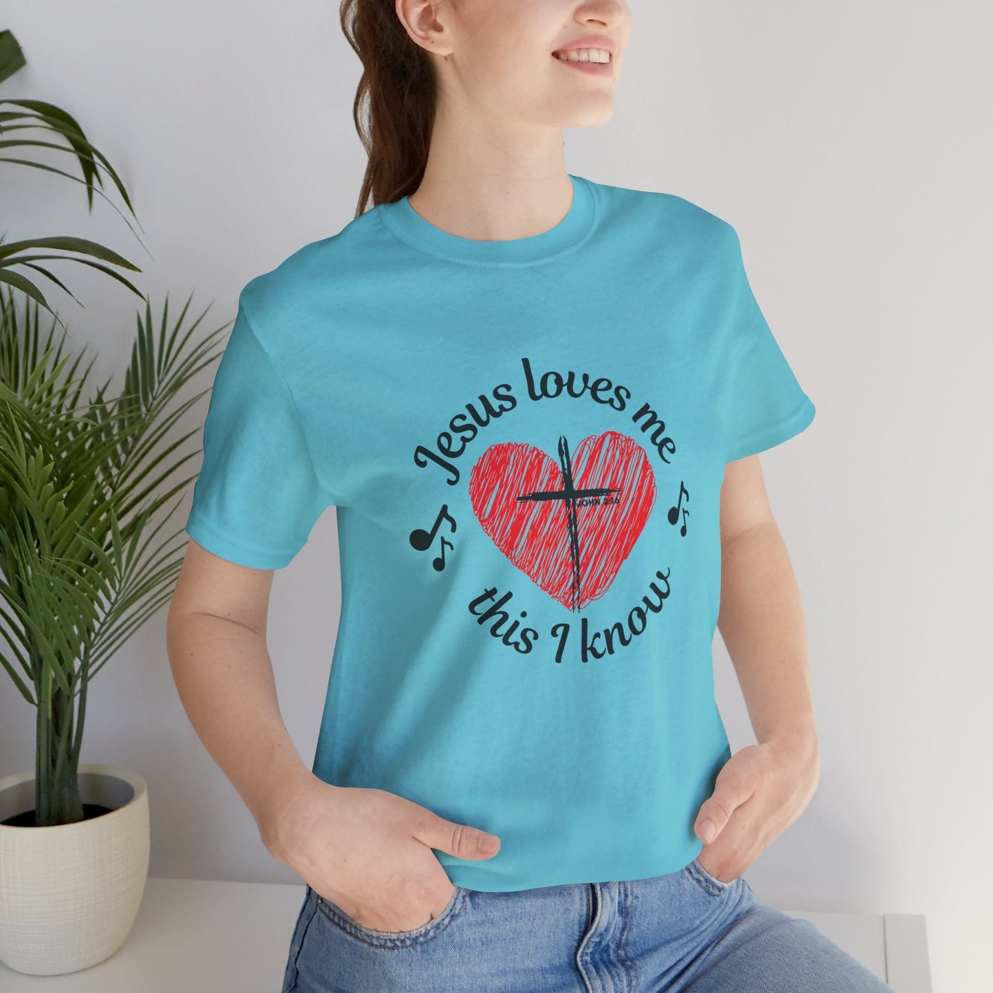 “Jesus Loves Me” Heart T-Shirt