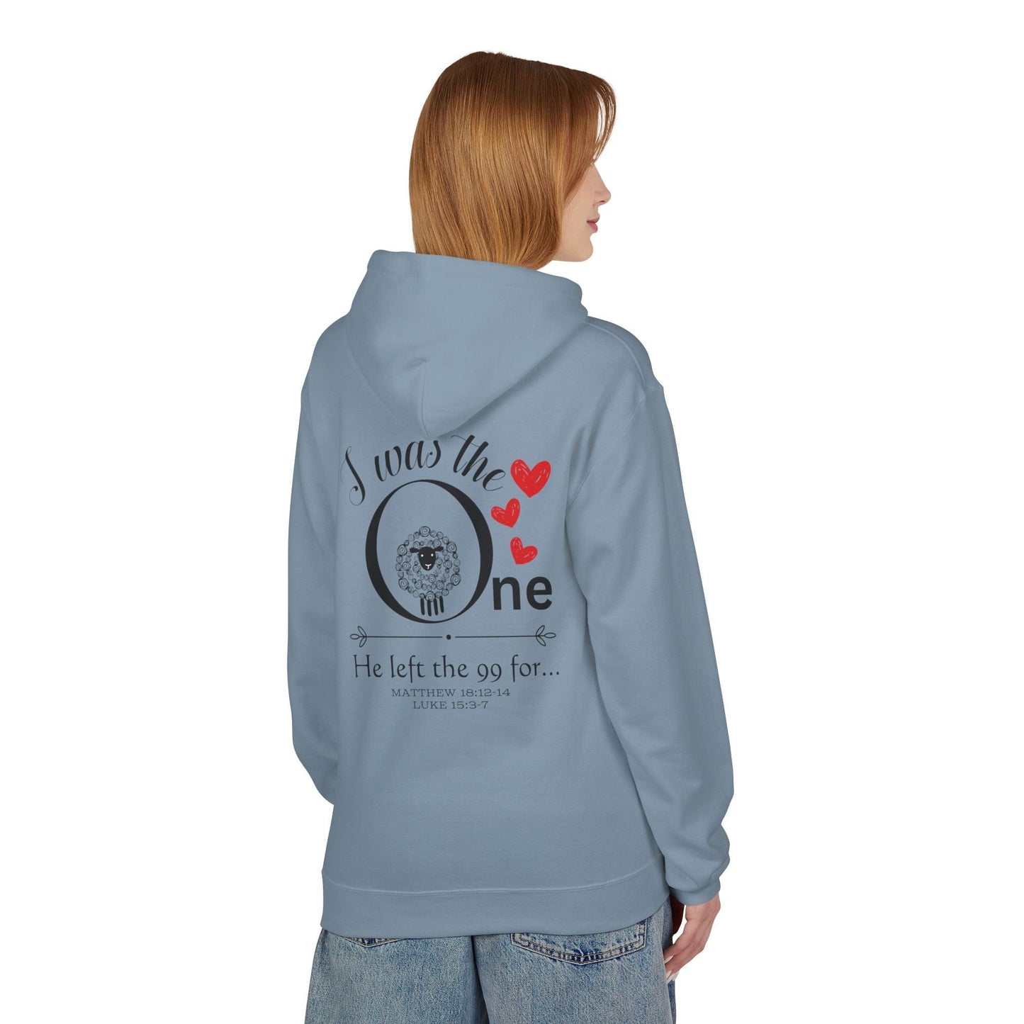 I Was The One He Left The 99 For Christian Hoodie β Lost Sheep Parable Bible Verse Hoodie