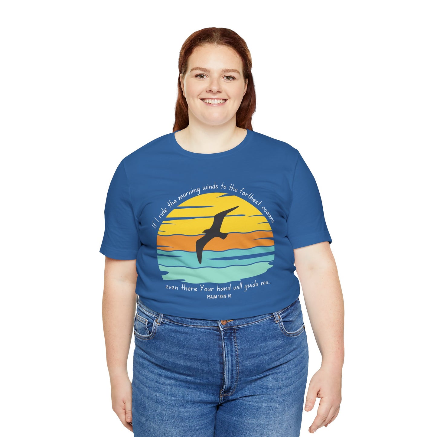 Ride the Winds Bella Canvas T-Shirt | Psalm 139 Unisex Bible Verse Tee
