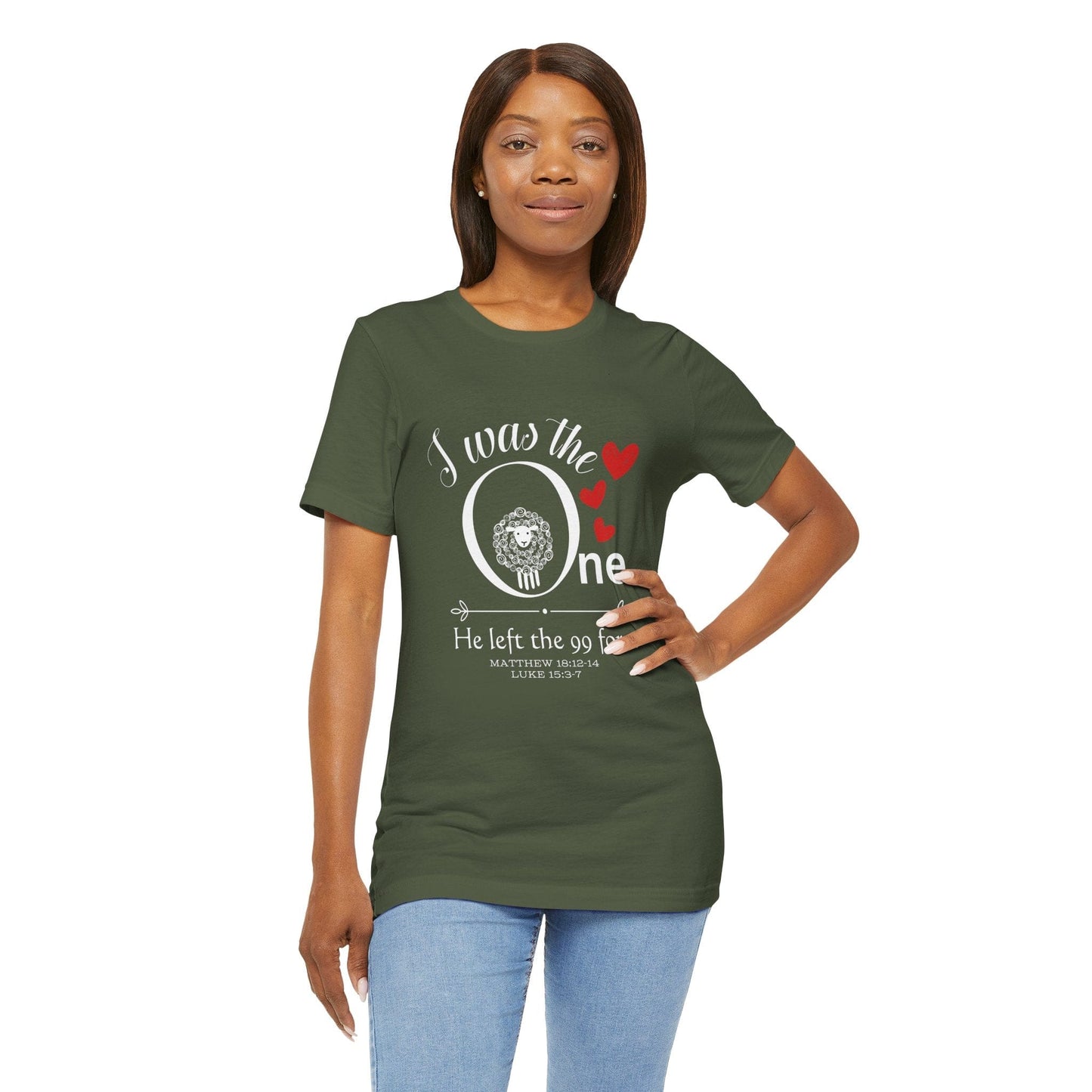 He Left the 99 For Me T-Shirt | Matthew 18:12-14 & Luke 15:3-7 Tee