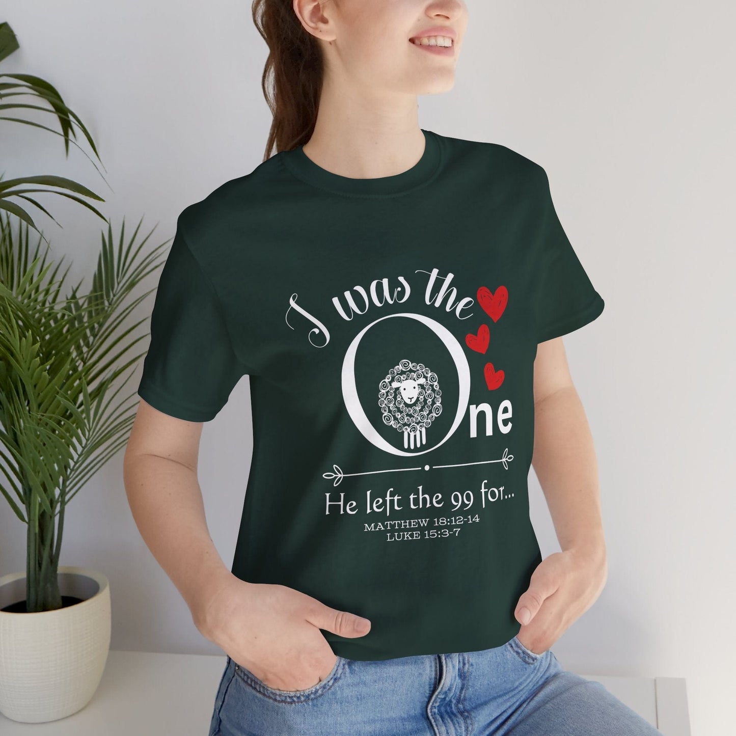 He Left the 99 For Me T-Shirt | Matthew 18:12-14 & Luke 15:3-7 Tee