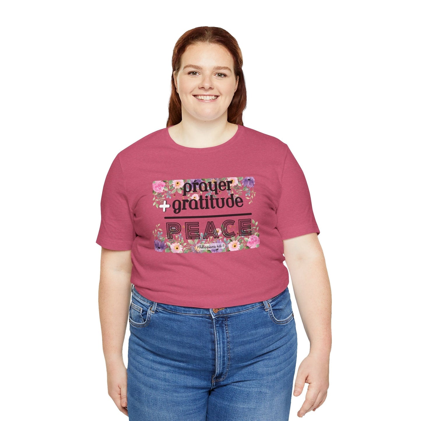 "Prayer+Gratitude=Peace” T-Shirt