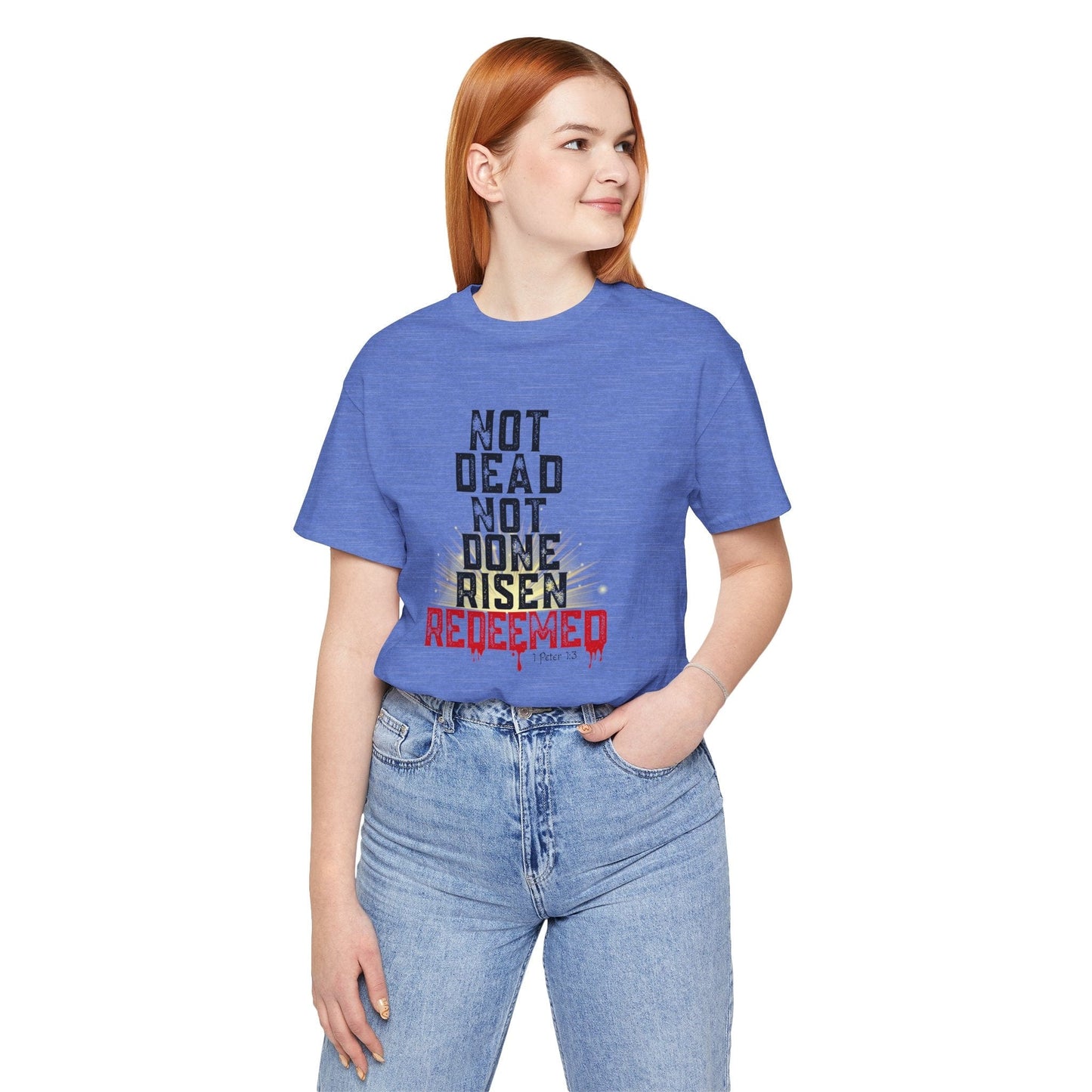 "Risen & Redeemed" Bold T-Shirt
