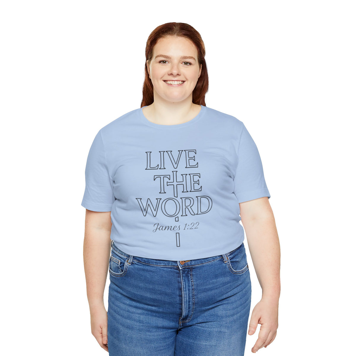 Live the Word Bella Canvas T-Shirt | James 1:22 Quiet Strength Edition