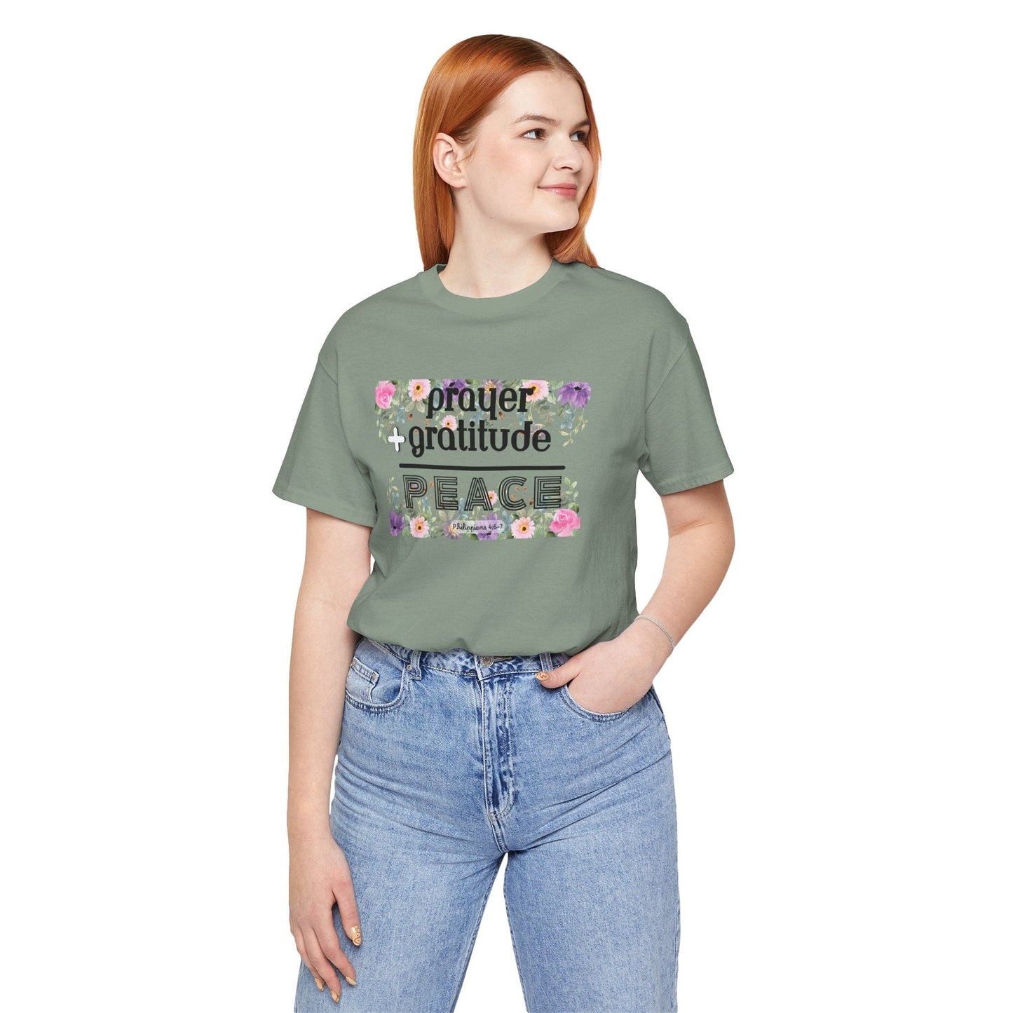 "Prayer+Gratitude=Peace” T-Shirt