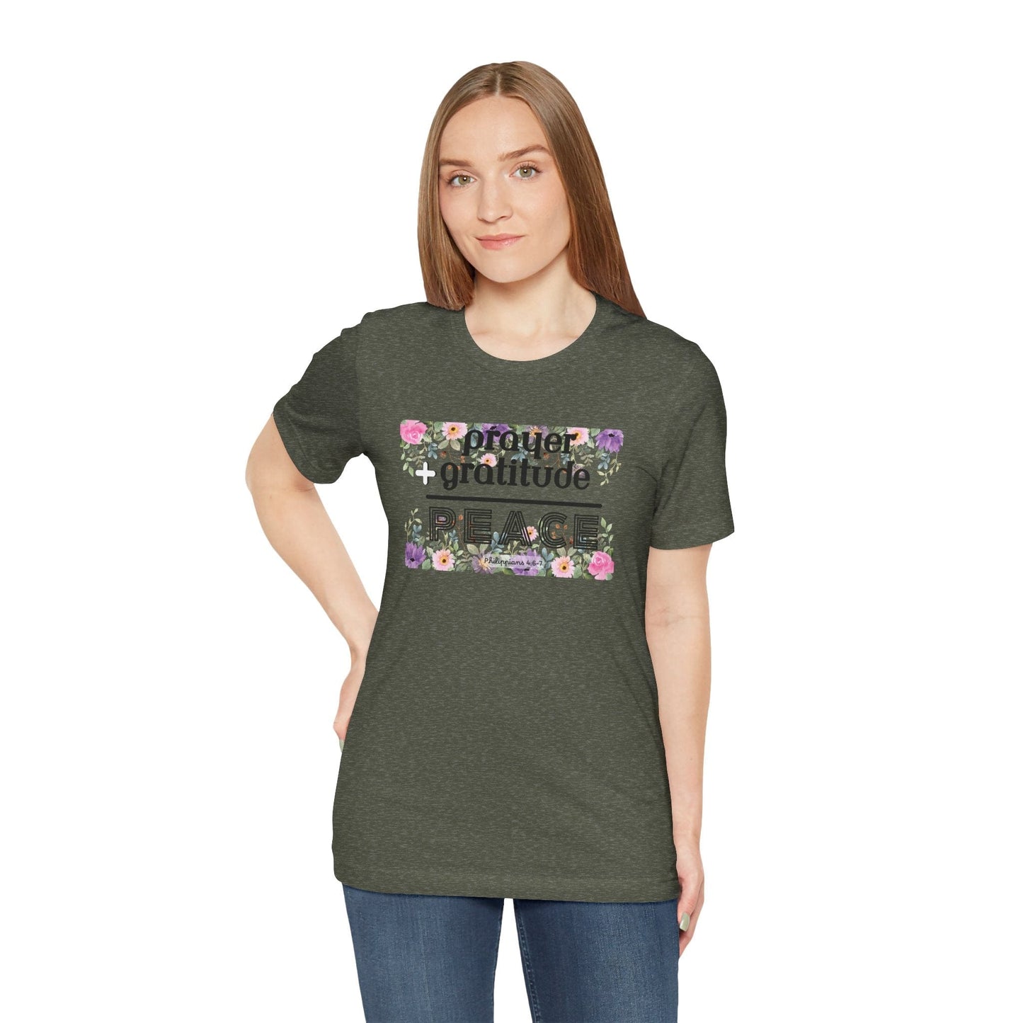 "Prayer+Gratitude=Peace” T-Shirt