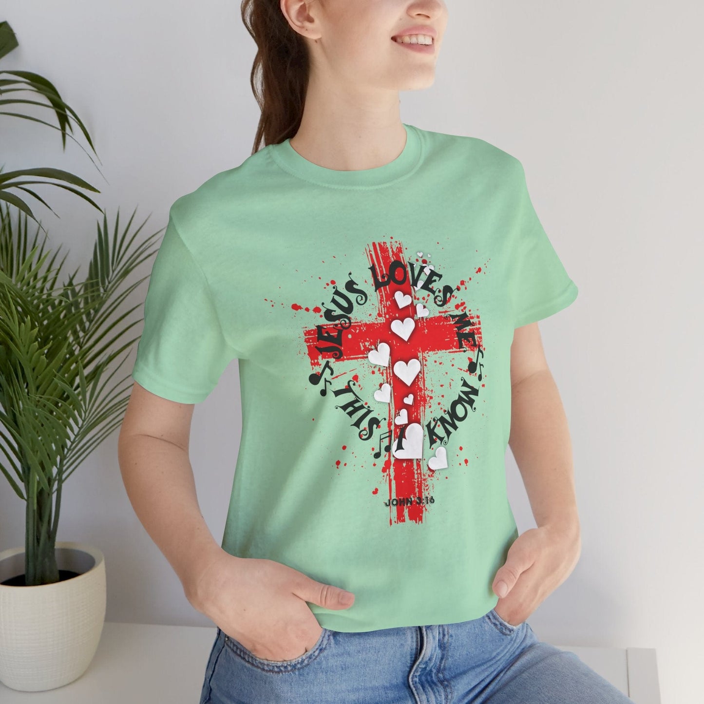 “Jesus Loves Me” Cross T-Shirt