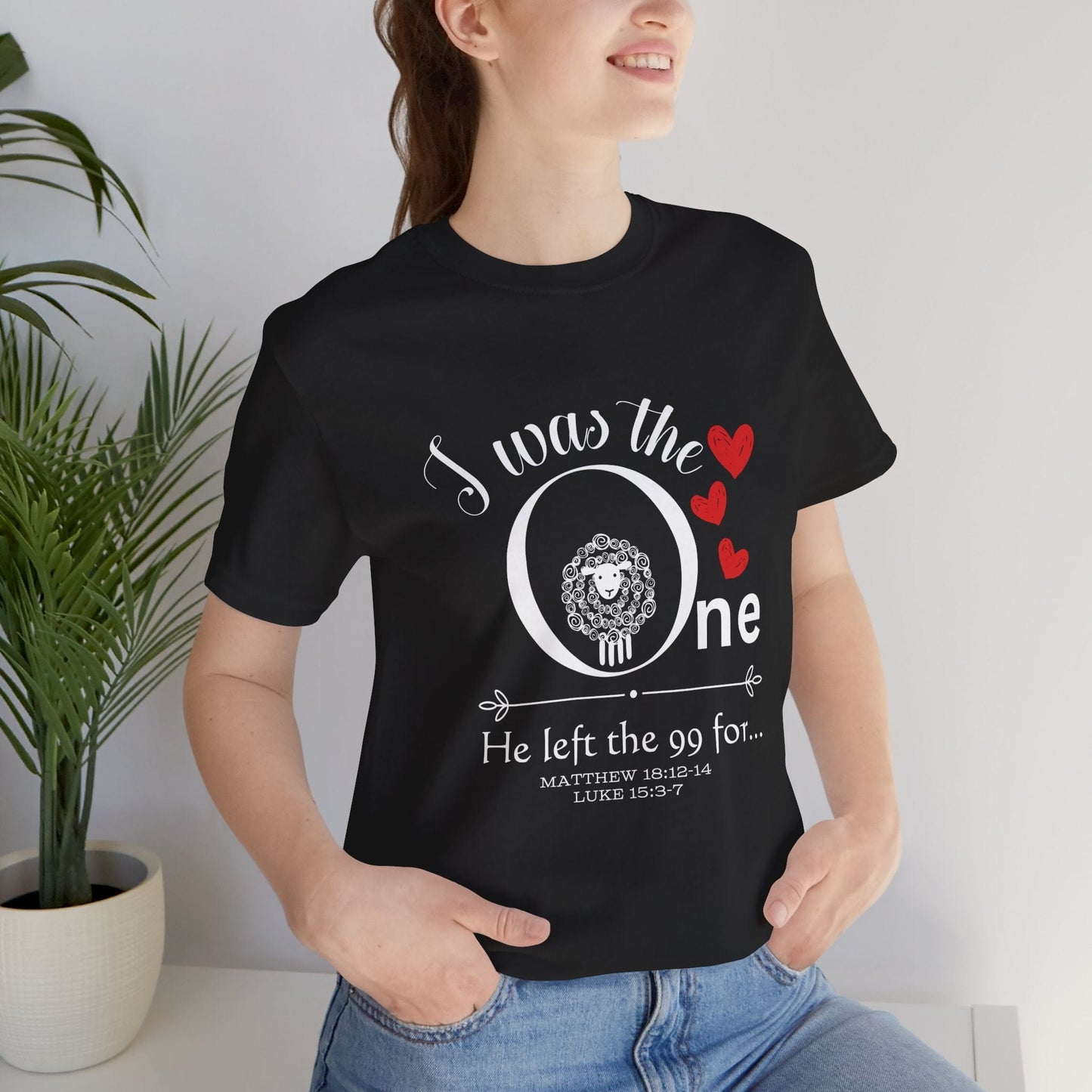 He Left the 99 For Me T-Shirt | Matthew 18:12-14 & Luke 15:3-7 Tee