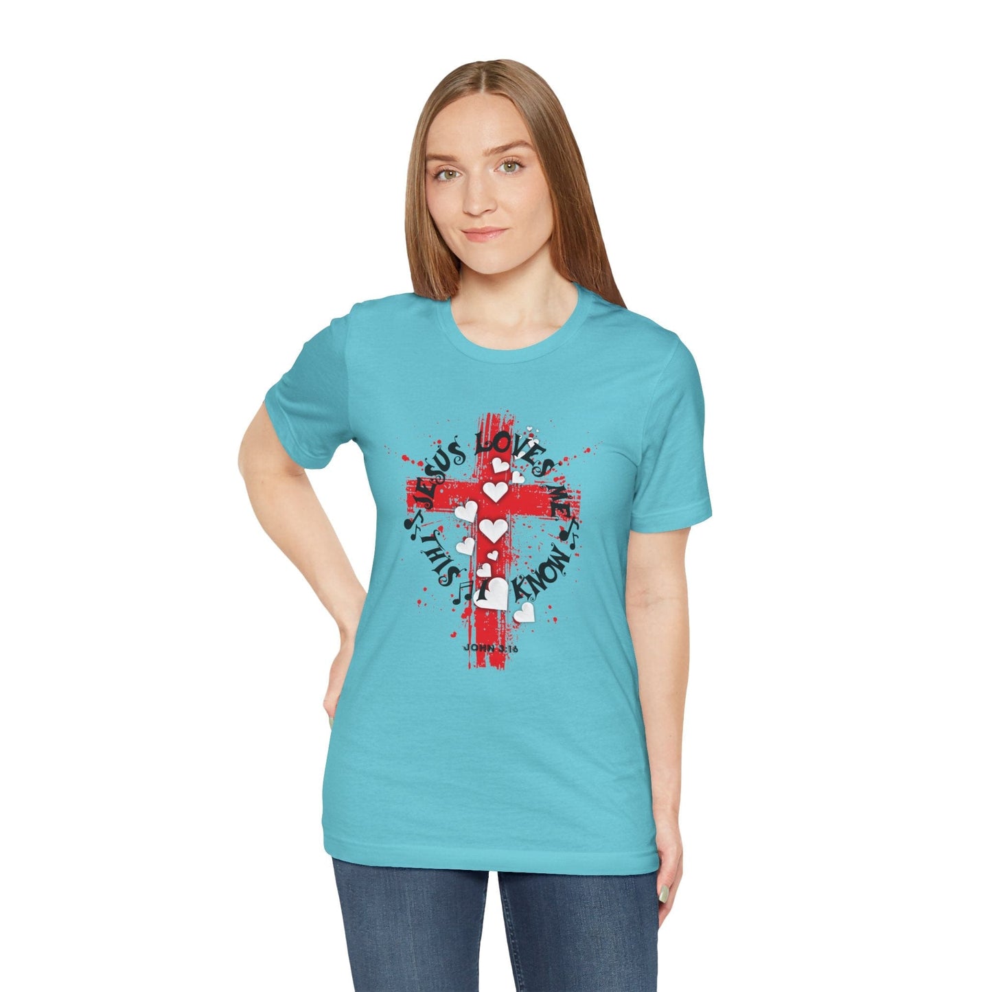 “Jesus Loves Me” Cross T-Shirt