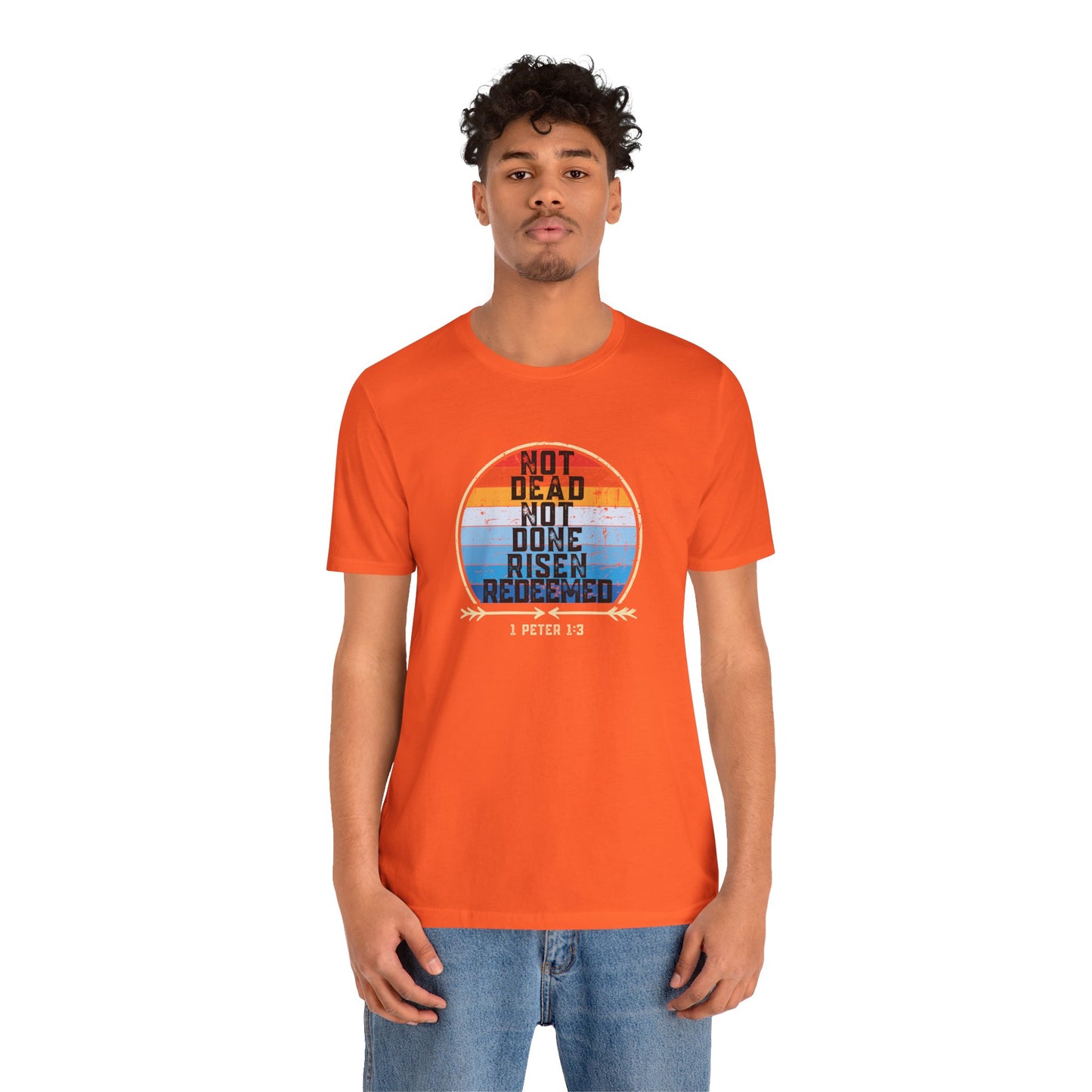 Risen & Redeemed Bella Canvas Vintage T-Shirt | 1 Peter Unisex Christian Tee