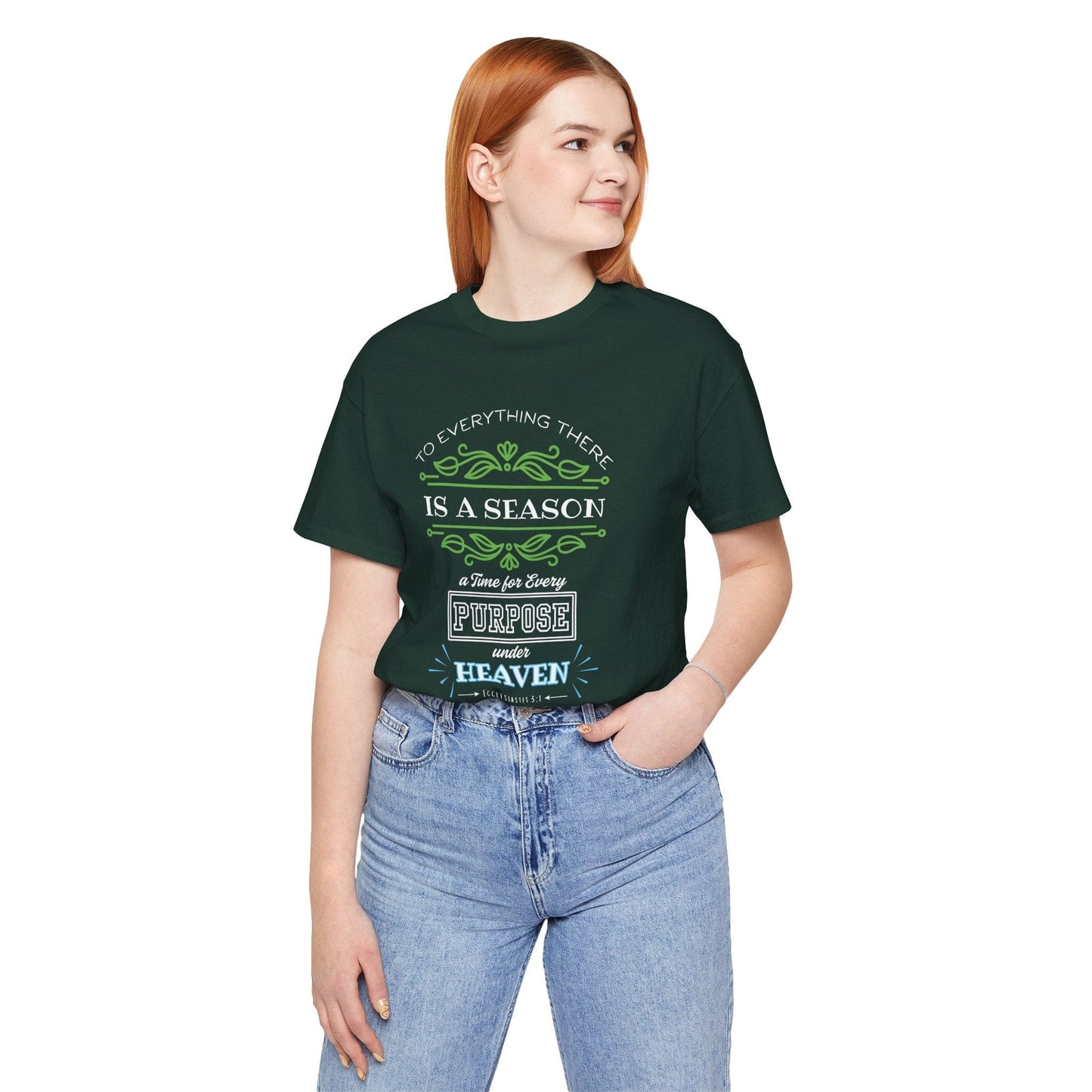 To Everything a Season – Ecclesiastes 3:1 Heaven Scripture T-Shirt
