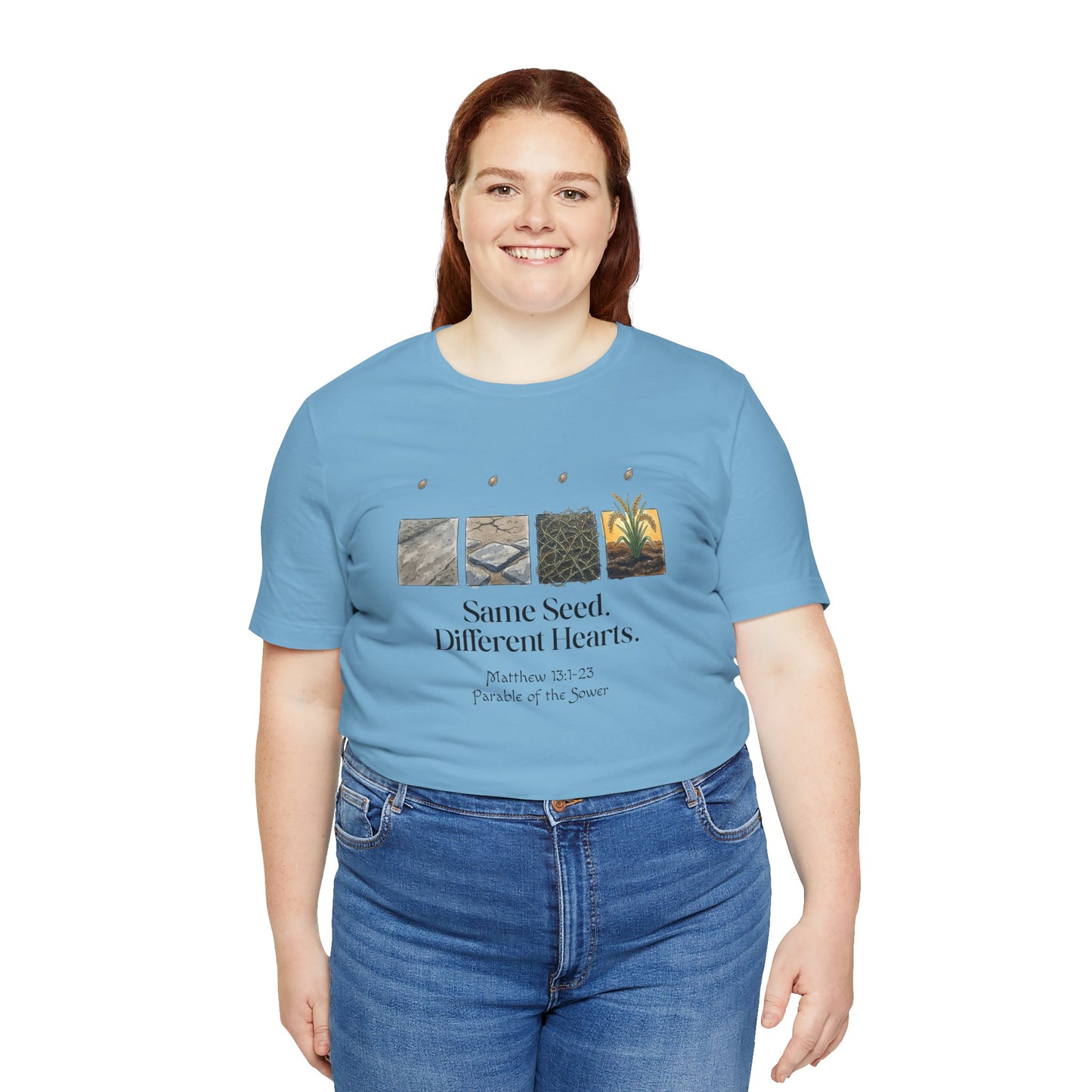 Parable of the Sower Bella Canvas T-Shirt | Matthew 13:1–23 Scripture Art Tee