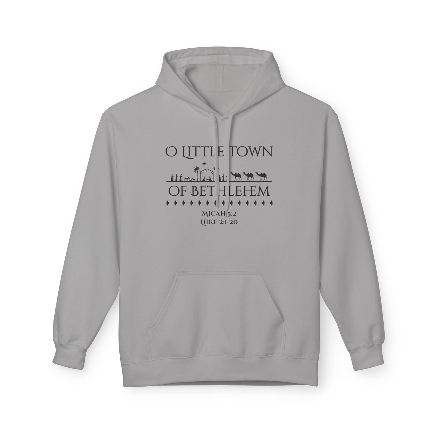 Bethlehem Nativity Hoodie | Christian Christmas Hoodie | Micah 5:2 & Luke 2:1–20 | Truth Sharer Faith Wea