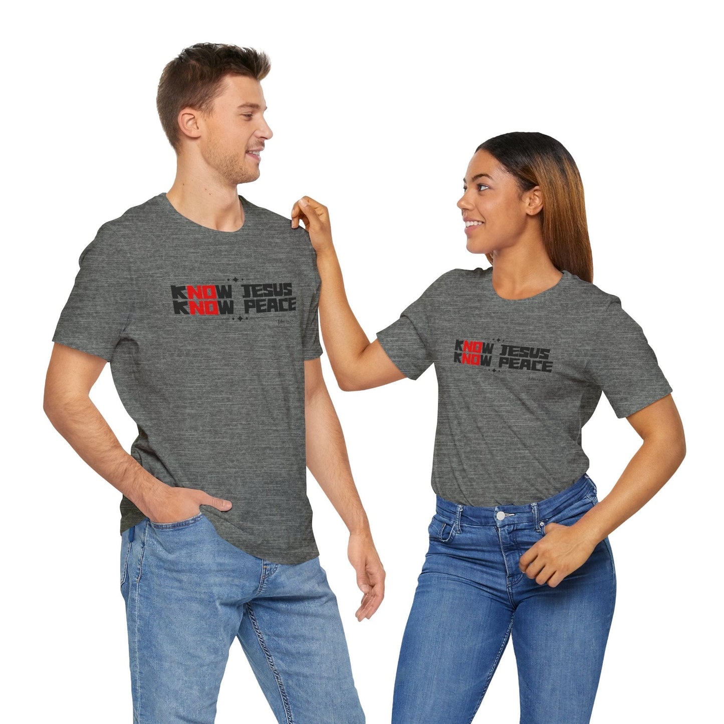 kNOw Jesus, kNOw Peace T-Shirt | Truth Tee Inspired by John 14:27