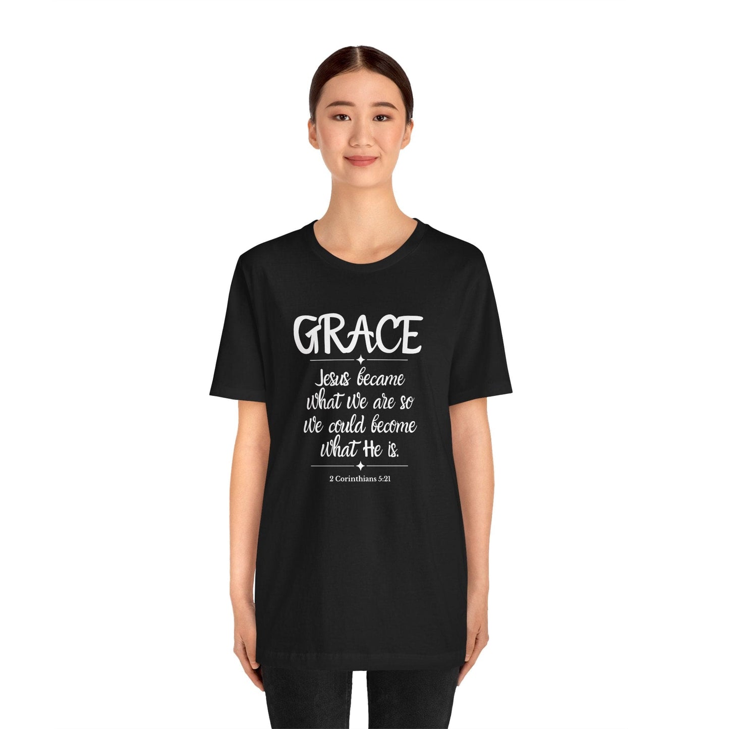 Grace T-Shirt |  GRACE – 2 Corinthians 5:21 Christian Tee