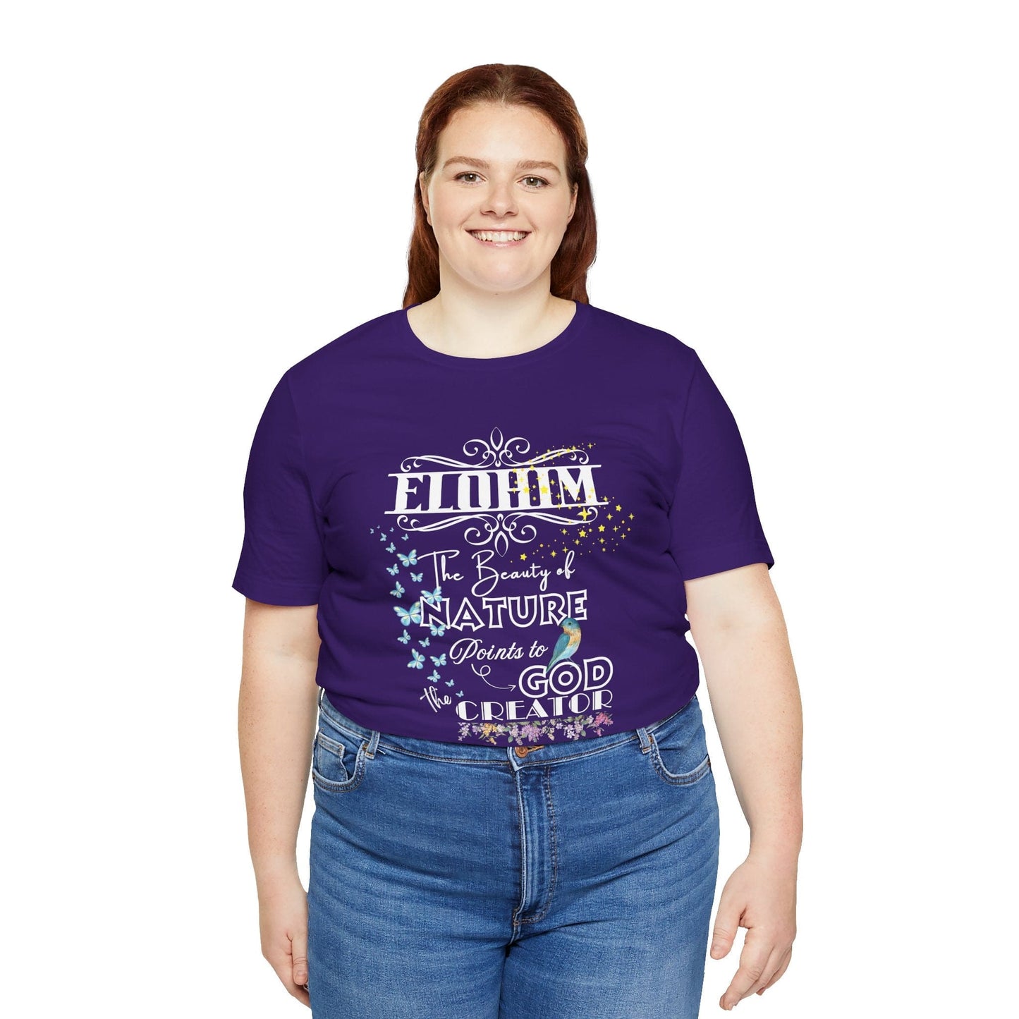 ELOHIM – Creator God T-Shirt | Romans 1:20 Inspired Christian Tee