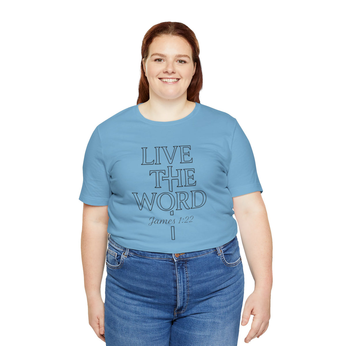 Live the Word Bella Canvas T-Shirt | James 1:22 Quiet Strength Edition
