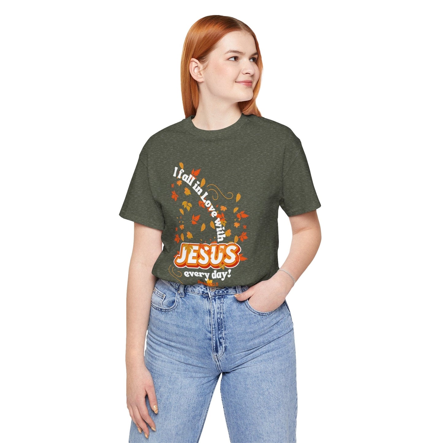 Fall in Love With Jesus T-Shirt | Psalm 63:1-3 Autumn Christian Tee
