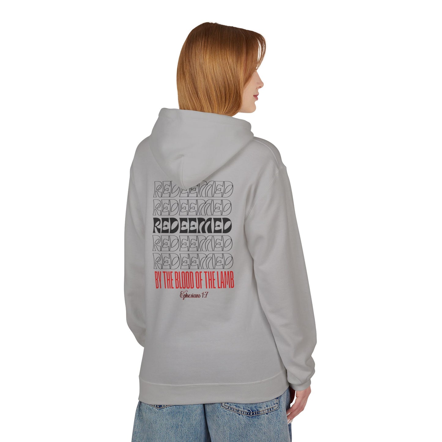 Redeemed by the Blood Unisex Christian Hoodie