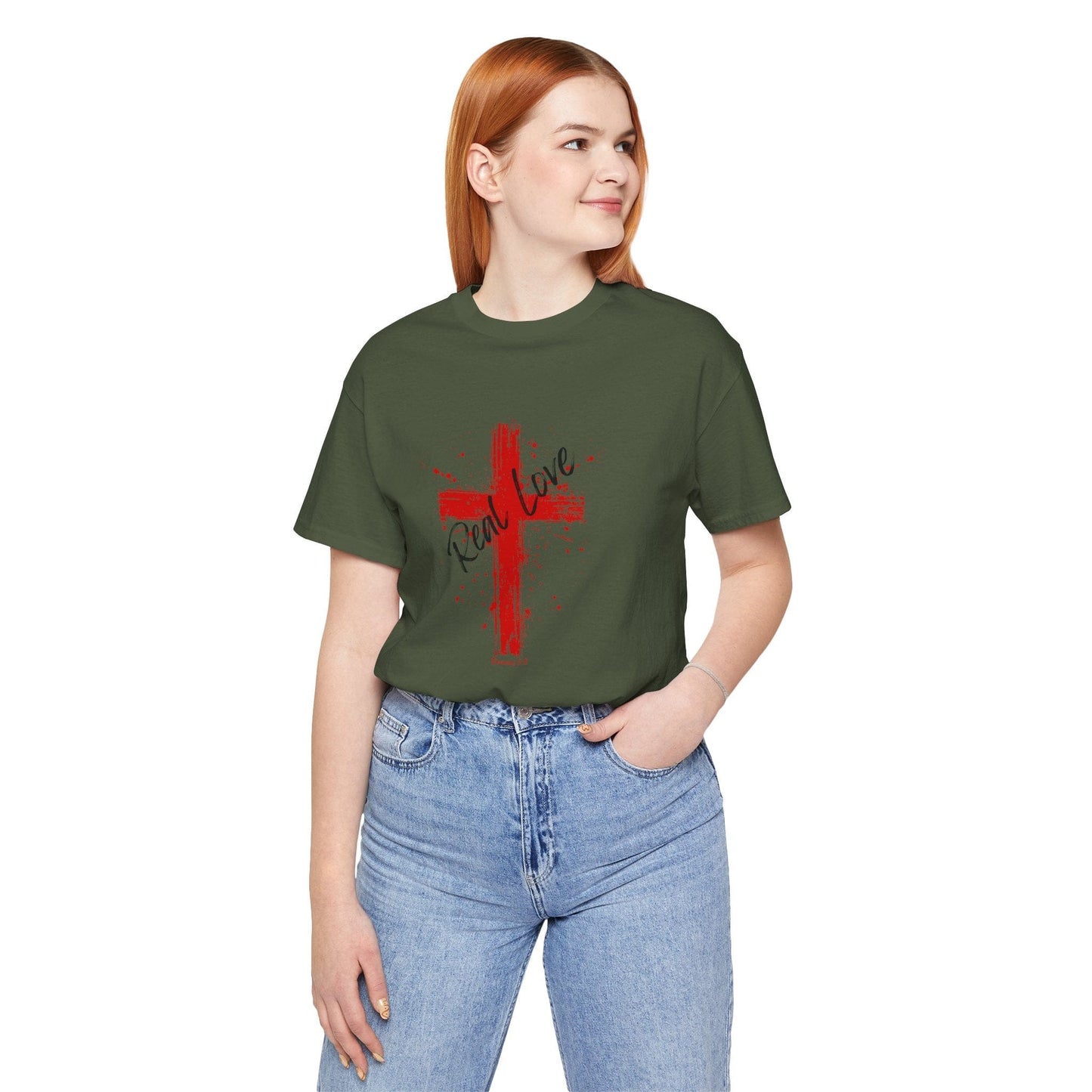 "Real Love” Cross T-Shirt
