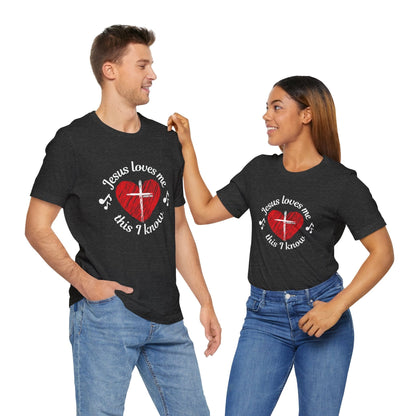 “Jesus Loves Me” Heart T-Shirt