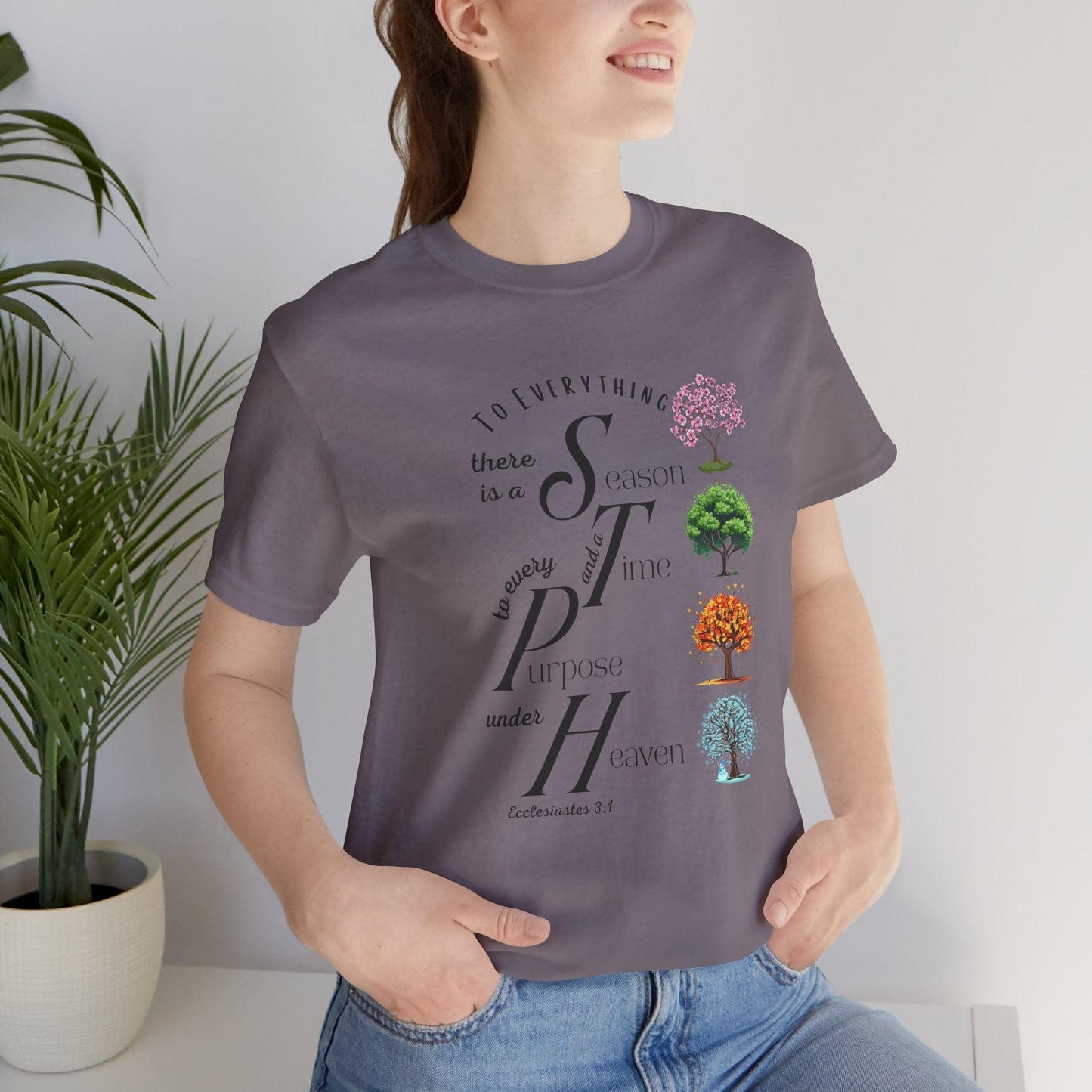 To Everything a Season | Ecclesiastes 3:1 Christian T-Shirt