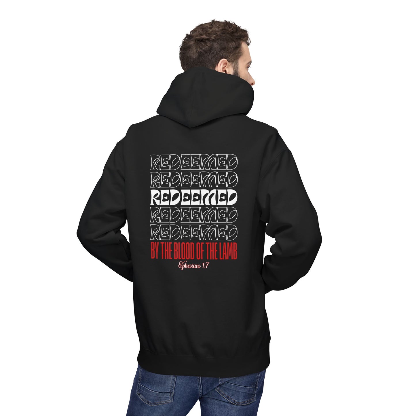 Redeemed by the Blood Unisex Christian Hoodie