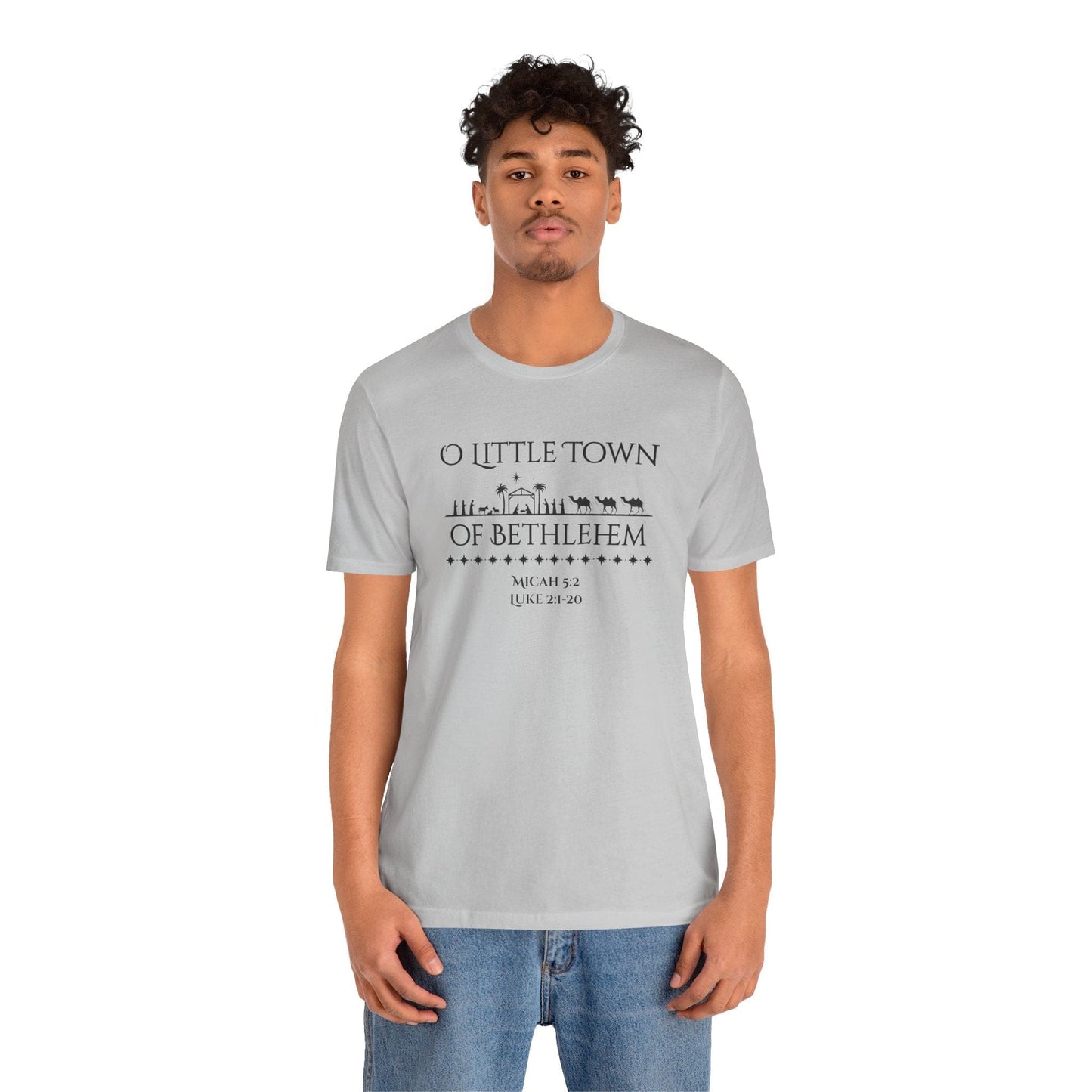 Bethlehem Nativity Christian T-Shirt | Micah 5:2 & Luke 2:1–20 | Faith-Based Christmas Shirt by Truth Sharer