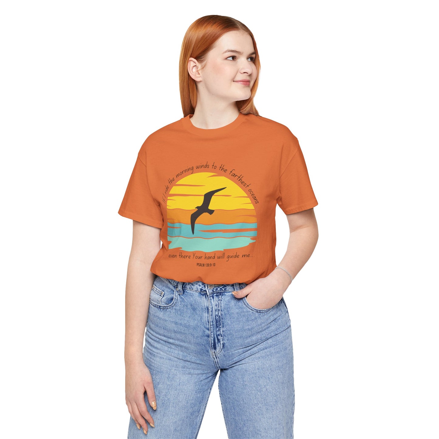 Ride the Winds Bella Canvas T-Shirt | Psalm 139 Unisex Bible Verse Tee