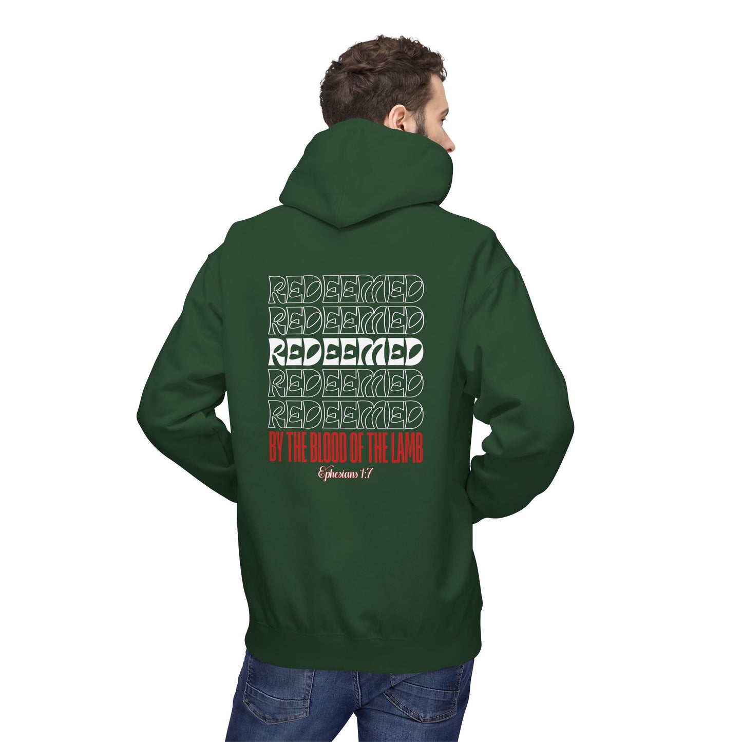 Redeemed by the Blood Unisex Christian Hoodie