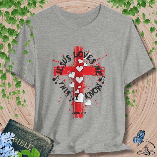 “Jesus Loves Me” Cross T-Shirt