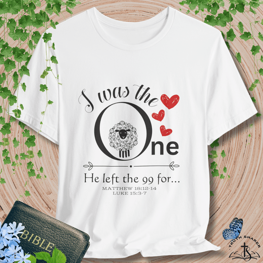 He Left the 99 For Me T-Shirt | Matthew 18:12-14 & Luke 15:3-7 Tee