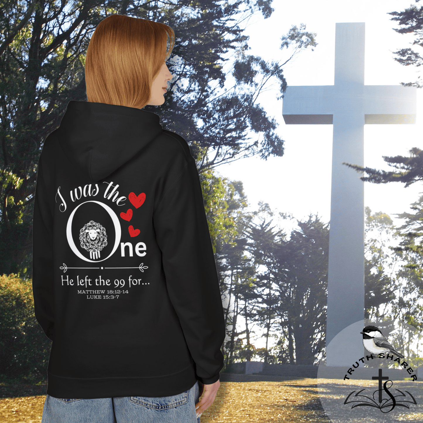 I Was The One He Left The 99 For Christian Hoodie – Lost Sheep Parable Bible Verse Hoodie