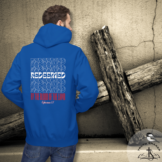 Redeemed by the Blood Unisex Christian Hoodie