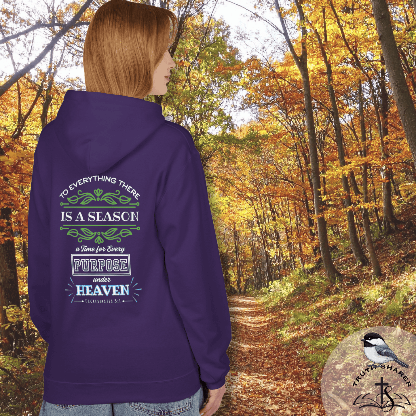 To Everything There Is a Season Hoodie – Ecclesiastes 3:1 Bible Verse Pullover