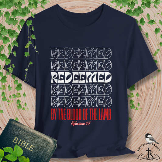 Redeemed by the Blood Bella Canvas T-Shirt | Unisex Christian Tee