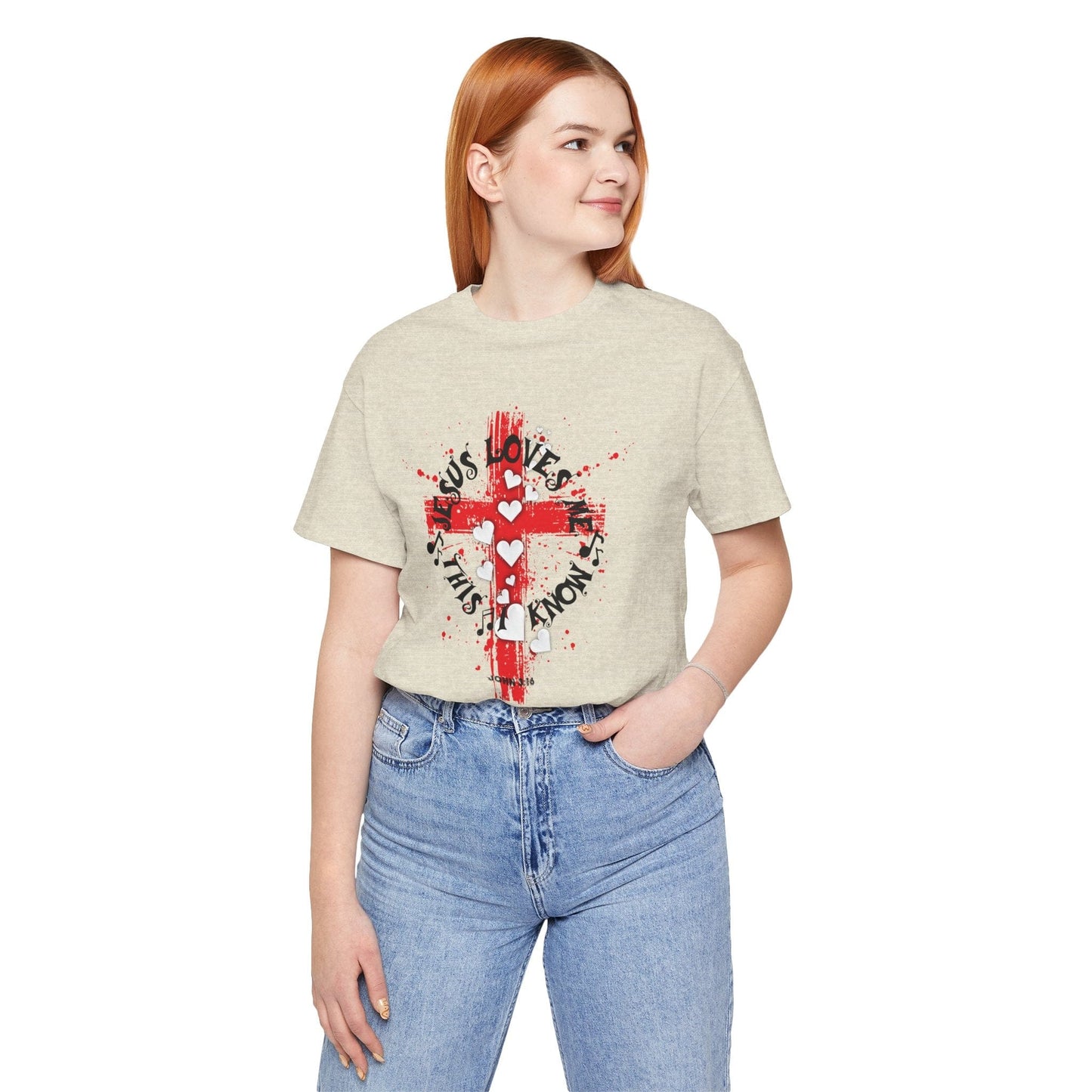 “Jesus Loves Me” Cross T-Shirt
