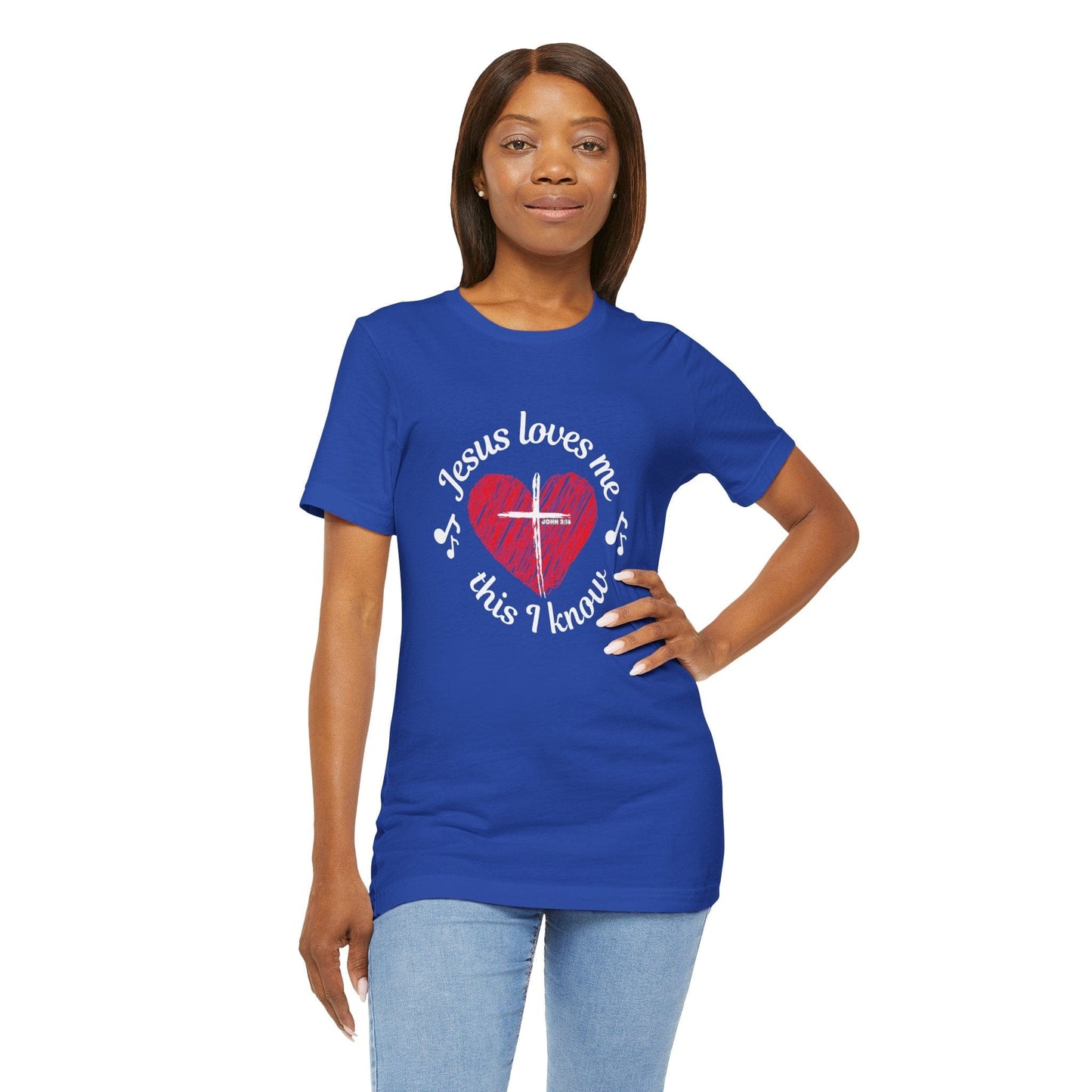 “Jesus Loves Me” Heart T-Shirt