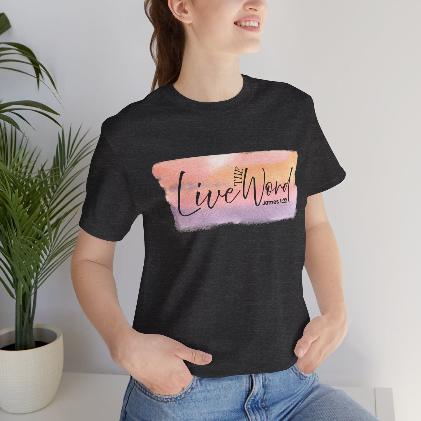 Live the Word T-Shirt | James 1:22 Dawn of Obedience Edition