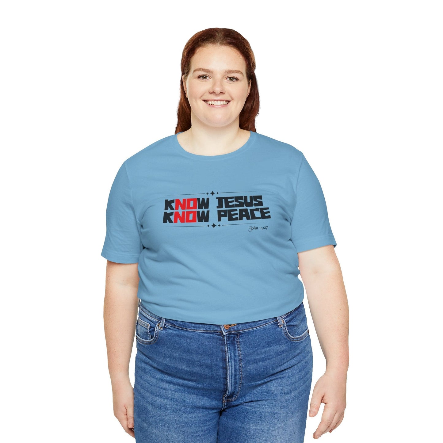 kNOw Jesus, kNOw Peace T-Shirt | Truth Tee Inspired by John 14:27