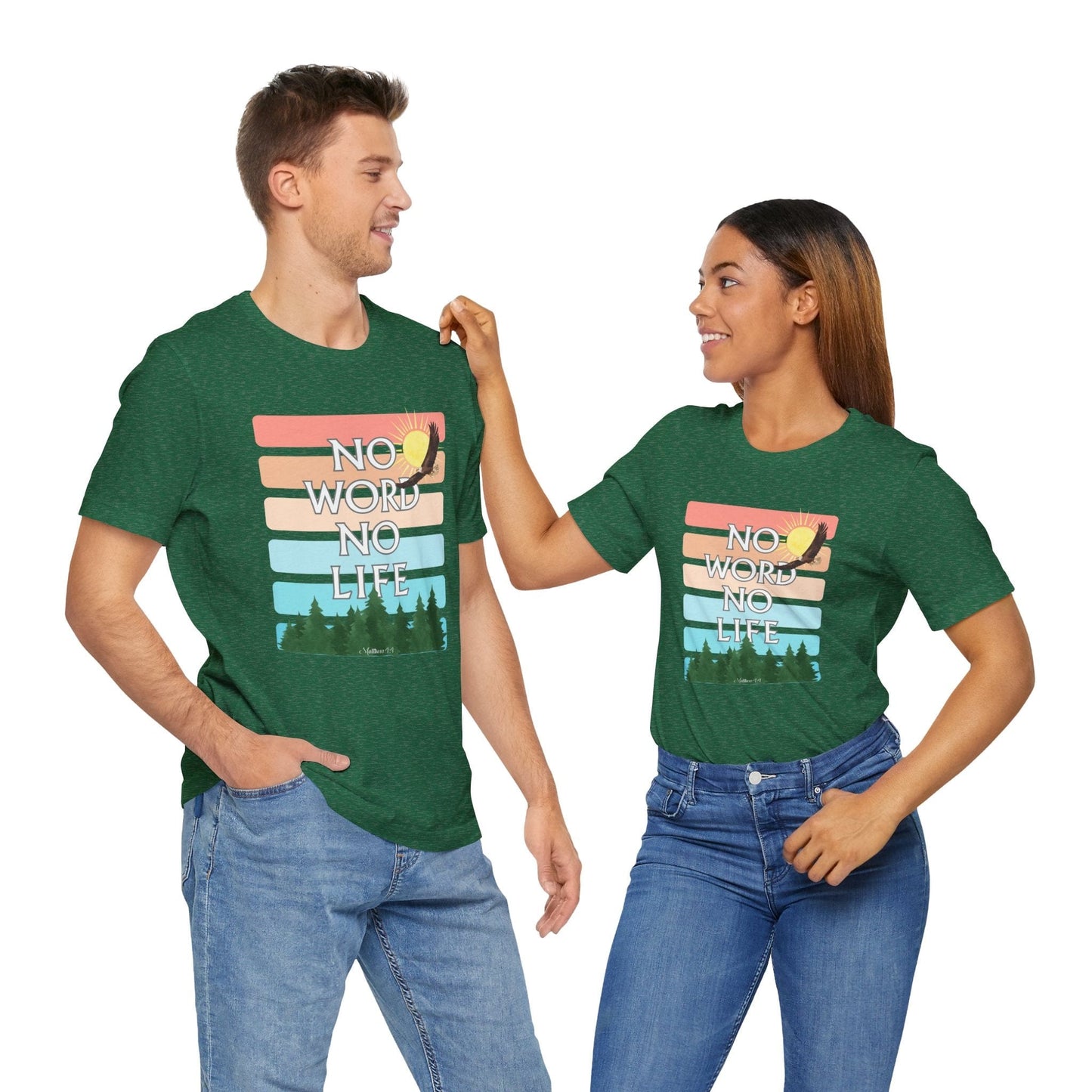 “No Word, No Life” Nature T-Shirt