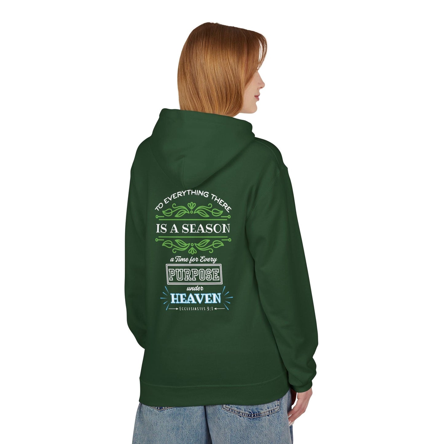 To Everything There Is a Season Hoodie – Ecclesiastes 3:1 Bible Verse Pullover