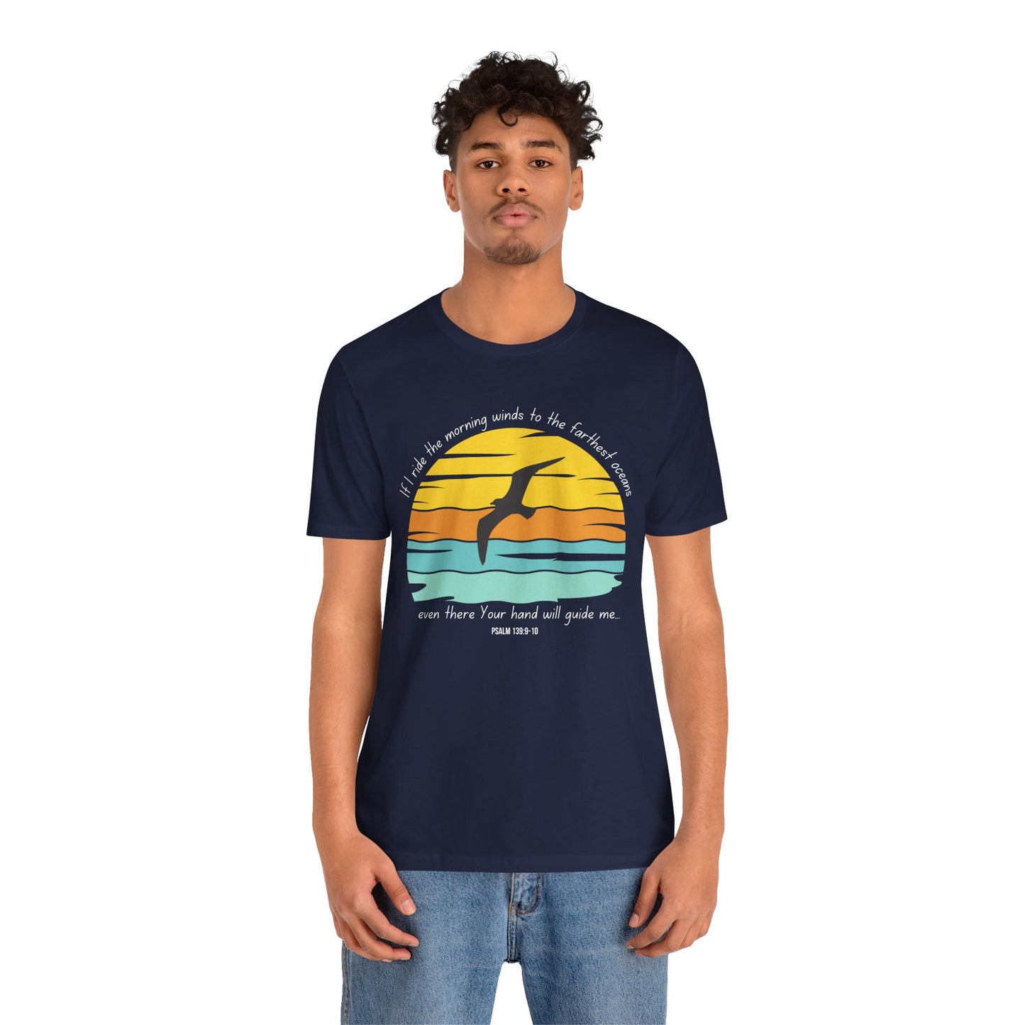 Ride the Winds Bella Canvas T-Shirt | Psalm 139 Unisex Bible Verse Tee