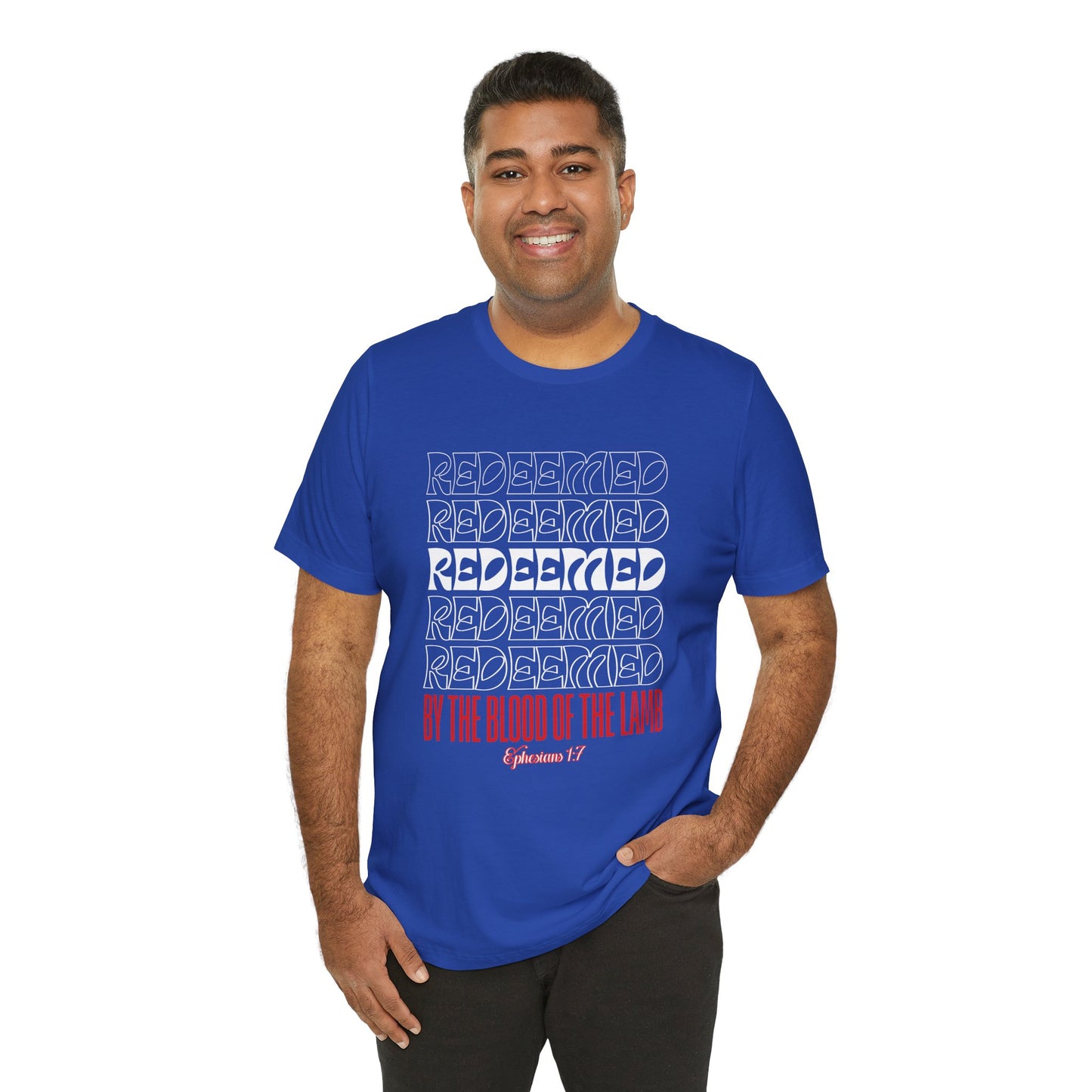 Redeemed by the Blood Bella Canvas T-Shirt | Unisex Christian Tee