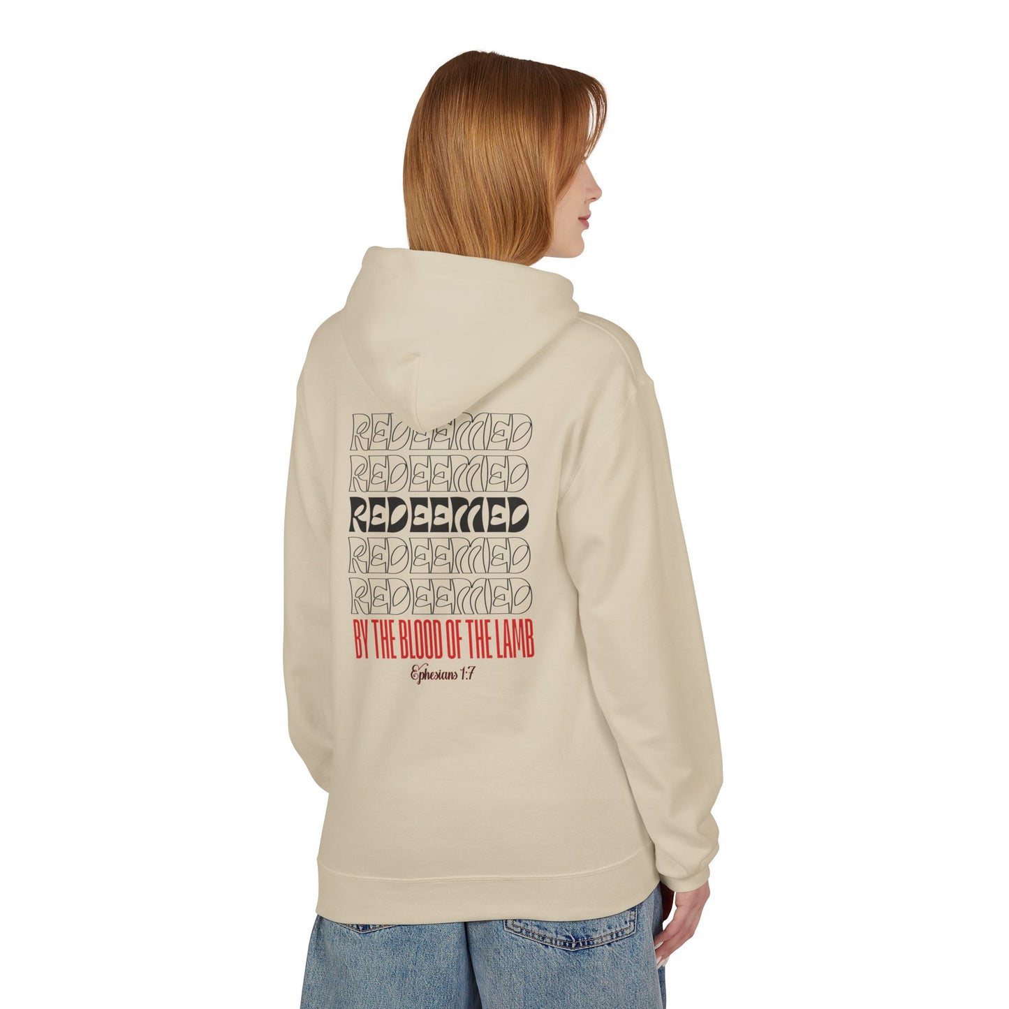 Redeemed by the Blood Unisex Christian Hoodie