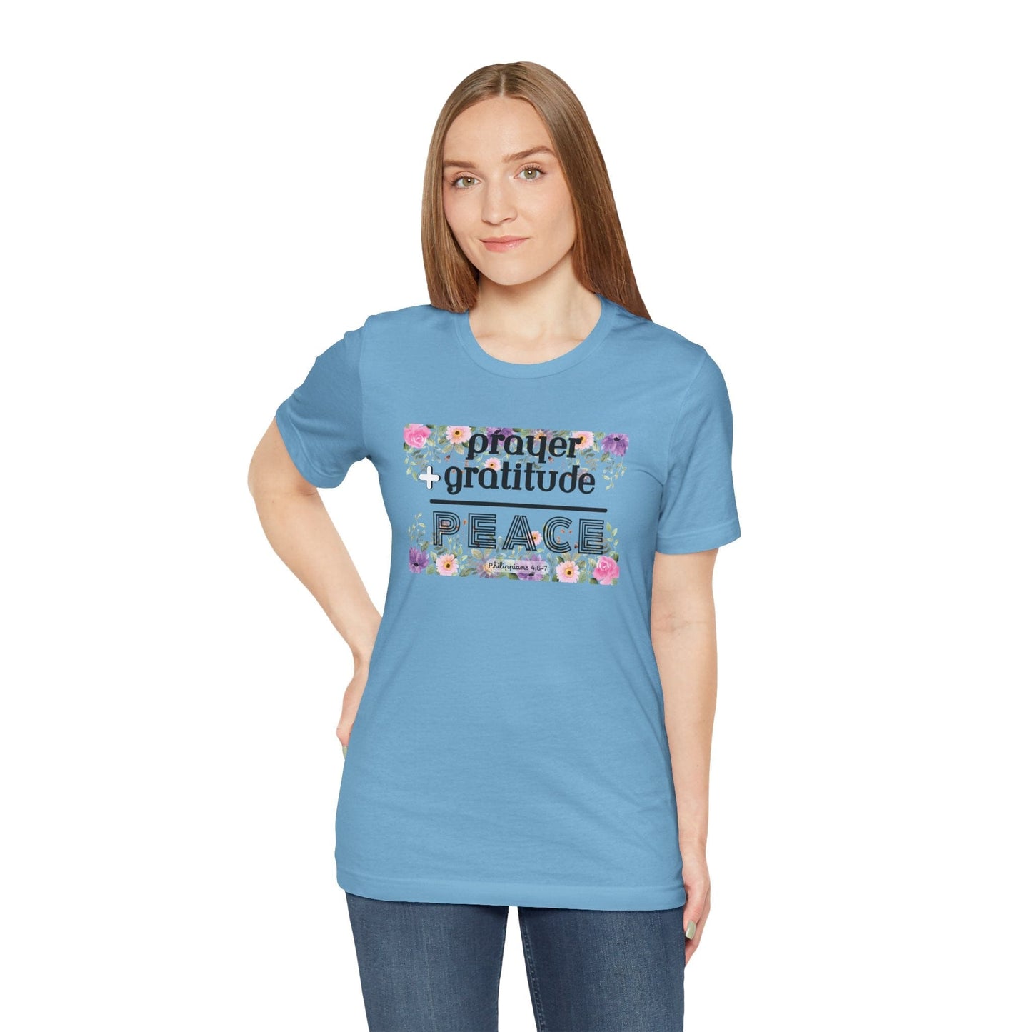 "Prayer+Gratitude=Peace” T-Shirt