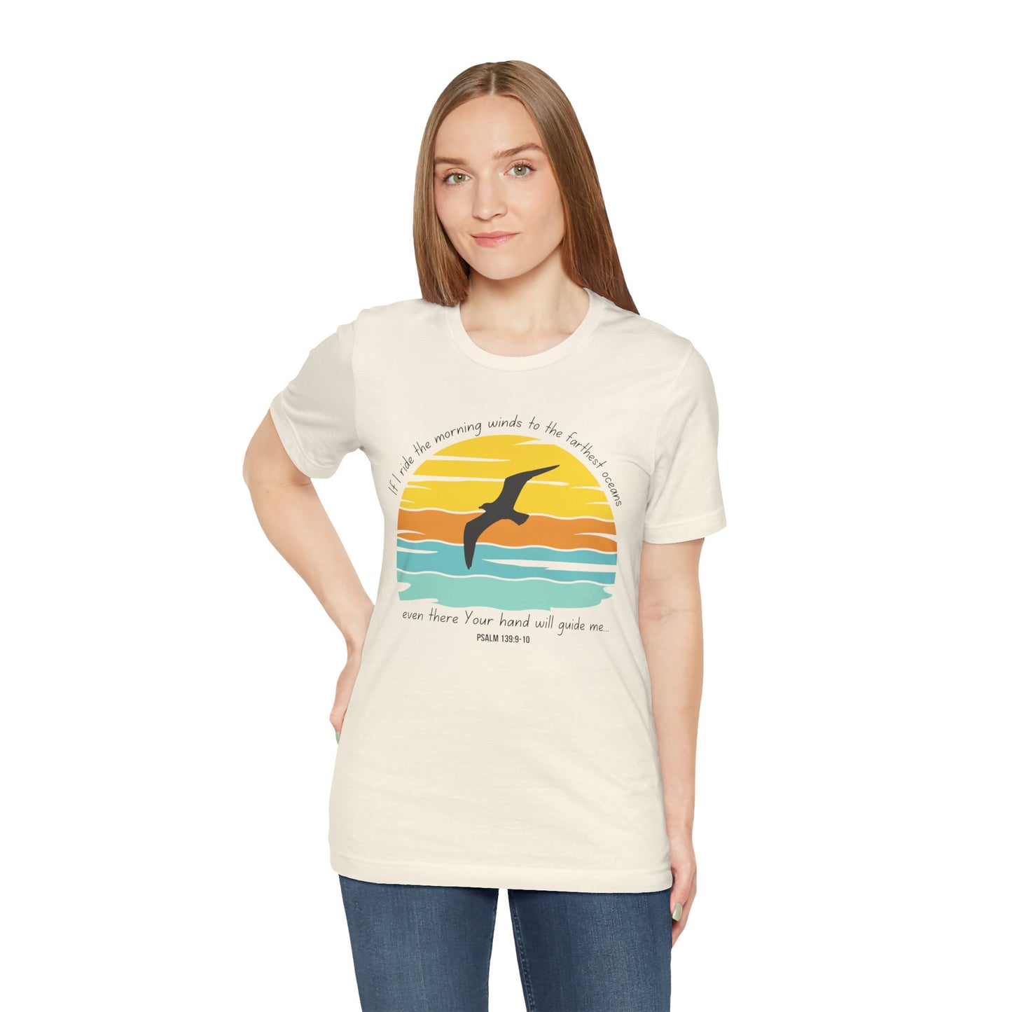 Ride the Winds Bella Canvas T-Shirt | Psalm 139 Unisex Bible Verse Tee