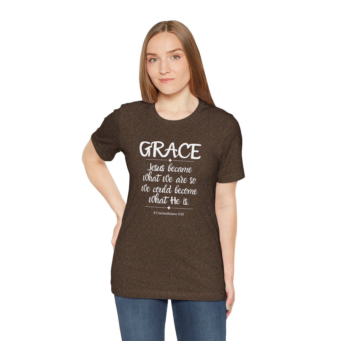 Grace T-Shirt |  GRACE – 2 Corinthians 5:21 Christian Tee